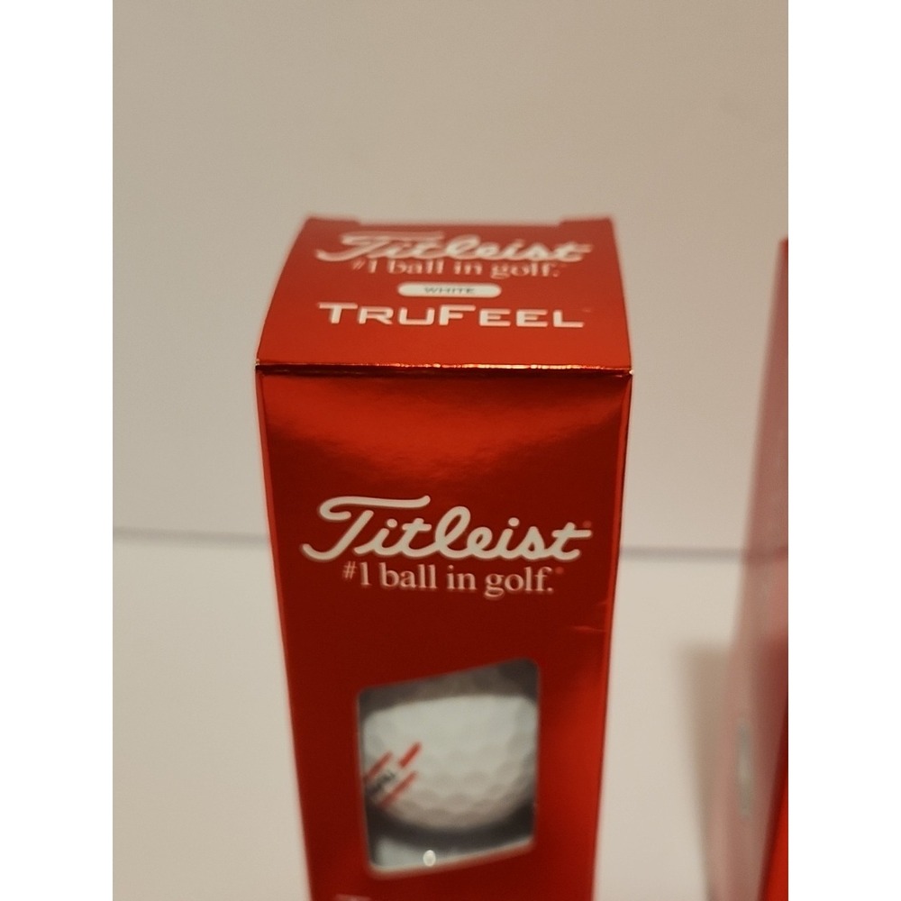 Titleist Trufeel Golf Balls White New In Box Full Set Of 4 Boxes - Picture 3 of 12